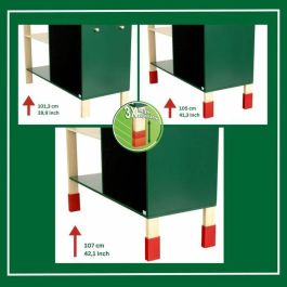 Klein 8734 Banco de trabajo grande de madera FSC con destornillador electrónico y caja de herramientas para niños a partir de 3 años