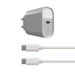 Cargador de Pared + Cable USB C KSIX Blanco 20W Cargador de Pared + Cable USB C KSIX Blanco 20W Precio: 9.5000004. SKU: S1905464