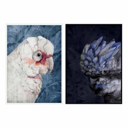 Cuadro Tropical DKD Home Decor Azul Blanco 4.5 x 123 x 83 cm (2 Unidades) Precio: 109.59000008. SKU: S3017943