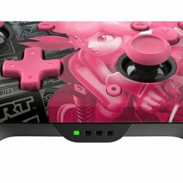 PDP 708056072674 Mando Inalámbrico Glow Grand Prix Peach para Nintendo Switch y Switch OLED Negro y Rosa