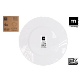 La Mediterranea Plato Llano Opal Everett 25.2 cm (36 Unidades) Precio: 40.98999993. SKU: B1DNTSKBSP