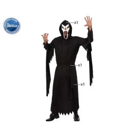 Disfraz Tenebroso Hombre Adulto Halloween Negro XL