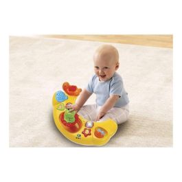 VTech Baby Asiento de Baño Súper Interactivo 2 en 1 y Juguete para Bebés +6 Meses con 4 Botones Luminosos y Rana que Proyecta Agua