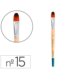 Liderpapel Pincel nº 15 Punta Filbert Lengua de Gato Pelo Sintético para Acrílica y Acuarela Precio: 51.5823. SKU: B1BN9RAZ9V