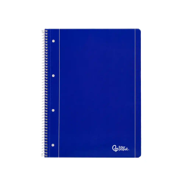 Liderpapel Cuaderno Espiral A4 Tapa Blanda 80 Hojas 75gr Horizontal Con Margen Azul