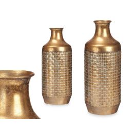 Jarron Relieve Oro Envejecido Giftdecor 16X42CM (4 Unidades) Precio: 64.49999985. SKU: B1B5Z6MNQA