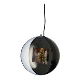 Lumineo Adorno de Navidad con Pantalla de Video Ø15cm - Personaliza con tus Imágenes y Vídeos