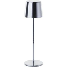 Lámpara de mesa exterior - BRILLIANT - XAANA - Recargable - Cromo - LED - 2W - 160lm - CCT - DIM - USB - IP44 Lámpara de mesa exterior - BRILLIANT - XAANA - Recargable - Cromo - LED - 2W - 160lm - CCT - DIM - USB - IP44