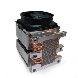 Dynatron B-14 Refrigerador de Aire para Procesador Intel Xeon, LGA 3647, Ventilador 8cm 1000-4000 RPM, Aluminio Negro