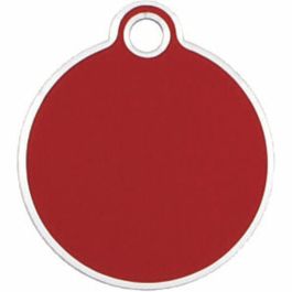 Placa identificativa para collar Imarc Circle Rojo