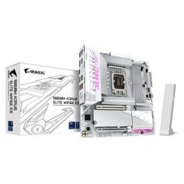 GIGABYTE B860M AORUS ELITE WF6E ICE Intel B860 LGA 1851 (Socket V1) micro ATX GIGABYTE B860M AORUS ELITE WF6E ICE Intel B860 LGA 1851 (Socket V1) micro ATX