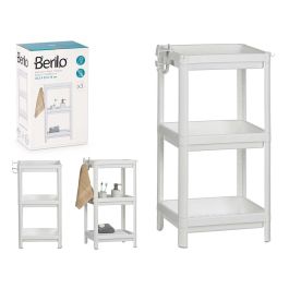Estantería de plástico blanca, 3 baldas, 70.5 cm de alto - Berilo (8 Unidades) Precio: 96.49999986. SKU: S3608045