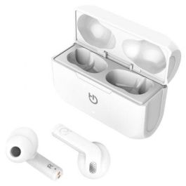 Auriculares Bluetooth Hiditec Fenix TWS con estuche de carga/ Autonomía 6h/ Blancos Auriculares Bluetooth Hiditec Fenix TWS con estuche de carga/ Autonomía 6h/ Blancos