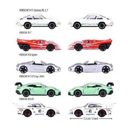 Majorette SMOB212053305 Juguete Stand y Podio Porsche Racing con 5 vehículos para +3 años
