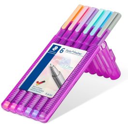 STAEDTLER 334 SB6 PA Fineliner triplus, Rotuladores de Punta Fina, Pack de 6 unidades, Ideal para escritura y dibujo Precio: 19.59000043. SKU: B1E2H2KXHN