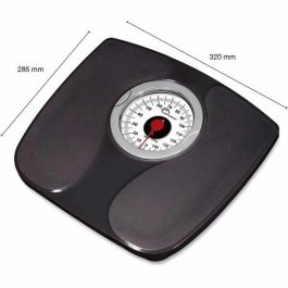 Little Balance 8727 Báscula de Baño Personal Mecánica Analógica Confort 150, Pesa hasta 150 kg, Precisión 1 kg, Color Negro Little Balance 8727 Báscula de Baño Personal Mecánica Analógica Confort 150, Pesa hasta 150 kg, Precisión 1 kg, Color Negro
