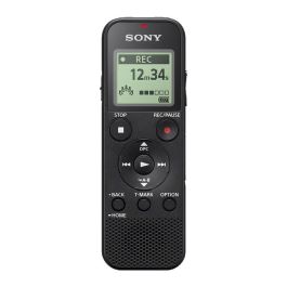 SONY ICD-PX370 - Grabadora de Voz Digital, 4GB, 159h Grabación MP3, Pantalla, Negro