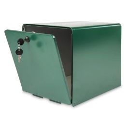 BURG WACHTER Buzón de favor en acero galvanizado - 2 puertas - Verde BURG WACHTER Buzón de favor en acero galvanizado - 2 puertas - Verde
