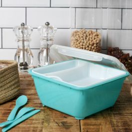 Cook Concept Fiambrera Take Away Con Plato Y Cubiertos Colores Surtidos