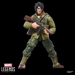 Hasbro Figura Wolverine WWII Logan Marvel Legends Series 15cm con 7 accesorios
