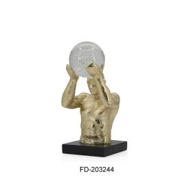 DKD Home Decor Figura Decorativa Hombre Moderno Resina Dorado Negro 16 x 31.5 x 17 cm Precio: 49.50000011. SKU: S3039624