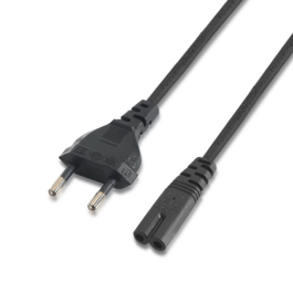 Aisens Cable de Alimentación Forma 8 CEE7/16 Macho a C7 Hembra 1.5M Negro Precio: 1.79000019. SKU: B1K783HRMW