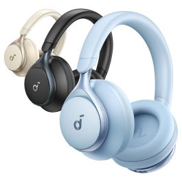 Anker Soundcore Space One Auriculares Inalámbricos Diadema Azul Música/uso diario Bluetooth USB Tipo C