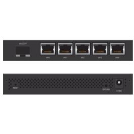 Ubiquiti EdgeRouterX SFP Router Gigabit PoE Avanzado con 5 Puertos RJ45 y 1 Puerto SFP Óptico para Redes