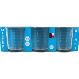 Set de 6 Vasos Mistral Rings 260 ml - La Mediterranea (12 Cajas) Set de 6 Vasos Mistral Rings 260 ml - La Mediterranea (12 Cajas)