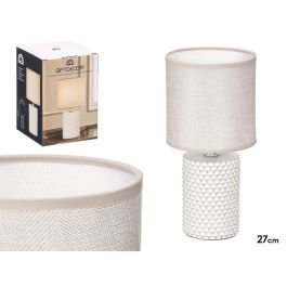 Lampara Sobremesa Cilíndrica Relieve Gris Giftdecor 130x27x13cm (Set de 12) Precio: 97.526. SKU: B17BXDM8Y4