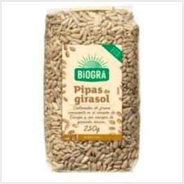 BIOGRA Pipas de Girasol Peladas Bio 250g - Fuente de Fibra, Sin Sal, Bajo en Grasa, Vegano Precio: 2.49999984. SKU: B149AE9SNV