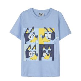 Camiseta de Manga Corta Infantil Bluey Azul claro Precio: 7.99568. SKU: S0738657