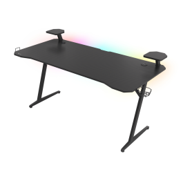 GENESIS Holm 510 RGB Escritorio Gaming Negro 160x75cm con Carga Inalámbrica, Hub USB 3.0 y Gestión de Cables para Jugadores Precio: 167.49999992. SKU: S7814967