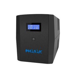 PHASAK SAI 2260VA Sirius Interactivo con AVR, toma protegida y pantalla LCD