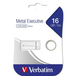 Verbatim Stick USB 2.0 Metal Executive 16GB Plata