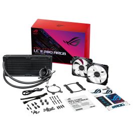 ASUS ROG Strix LC II 280 ARGB Sistema de refrigeración líquida Todo en Uno Negro