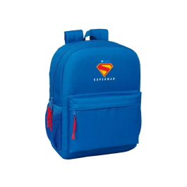 Mochila Escolar Superman Azul Precio: 37.79000005. SKU: B1DD6MTMFD