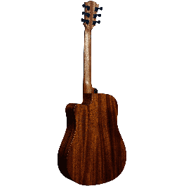 LAG Guitarra Acústica Dreadnought Tramontane HyVibe 10 A/E Cutaway Smart Guitarra con Autoamplificación y Multiefectos + Funda Deluxe