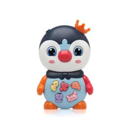 KioKids Pingüino Musical Interactivo Bebé con Luz y Sonidos, Botones Animales, Desarrollo Temprano +12 Meses Multicolor