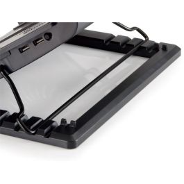 Conceptronic Base Refrigeración Portátil 17" 1 Ventilador 14cm USB 2.0 Negro ERGO