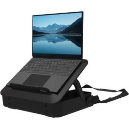 Fellowes 100016564 Maletín con Elevador Breyta para Portátiles hasta 14" Negro – Ergonómico, 5 Ajustes de Altura, Reciclable