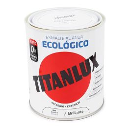 Titan Esmalte Ecológico al Agua Blanco Brillante 750 ml sin Olores Máxima Resistencia Acabados Profesionales Precio: 24.50000014. SKU: S7913224