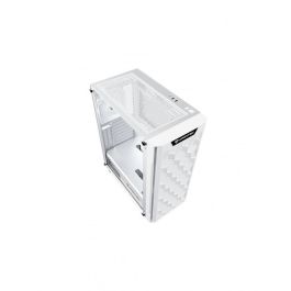 Nfortec Azir ATX Caja PC Gaming Semitorre Blanca con Panel de Cristal Templado y Ventiladores ARGB