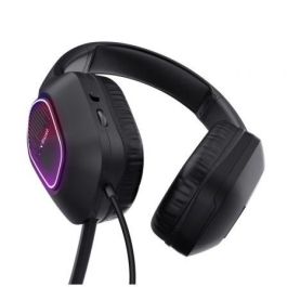 Trust Gaming GXT 416 Zirox Auriculares Gaming con Micrófono Jack 3.5mm & USB Negros Drivers 50mm Iluminación LED para PC, Switch, Móvil Trust Gaming GXT 416 Zirox Auriculares Gaming con Micrófono Jack 3.5mm & USB Negros Drivers 50mm Iluminación LED para PC, Switch, Móvil