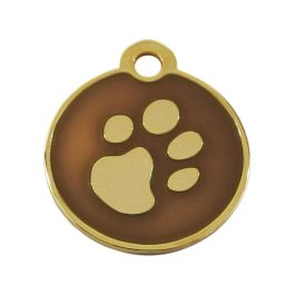 Placa identificativa para collar Imarc Circle Marrón Dorado Precio: 11.68999997. SKU: B1382FQ45R
