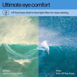 HP E24 G4 Monitor Full HD Ergonómico con HP Eye Ease para Cuidado Visual y Trabajo Confortable