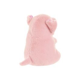 DKD Home Decor Peluche Kids Marrón Rosa Surtido 10 x 14 x 10 cm (12 Unidades)