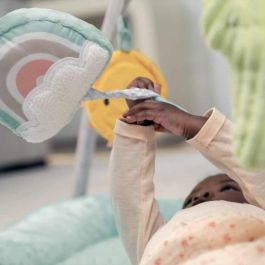 Ingenuity ING0074451129191 Alfombra de Juego Extra Suave para Bebé con 6 Juguetes Sensoriales Desmontables