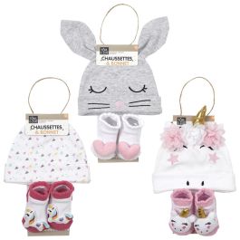 Tom et Zoe Juego Gorro y Peucos Niña, Algodón 100%