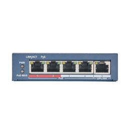 Hikvision Switch PoE 4 Puertos Fast Ethernet No Gestionable Pro Series